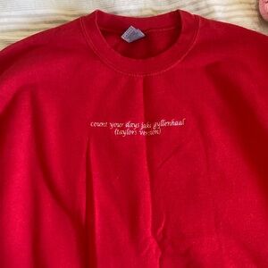 Red Taylor’s Version Crewneck